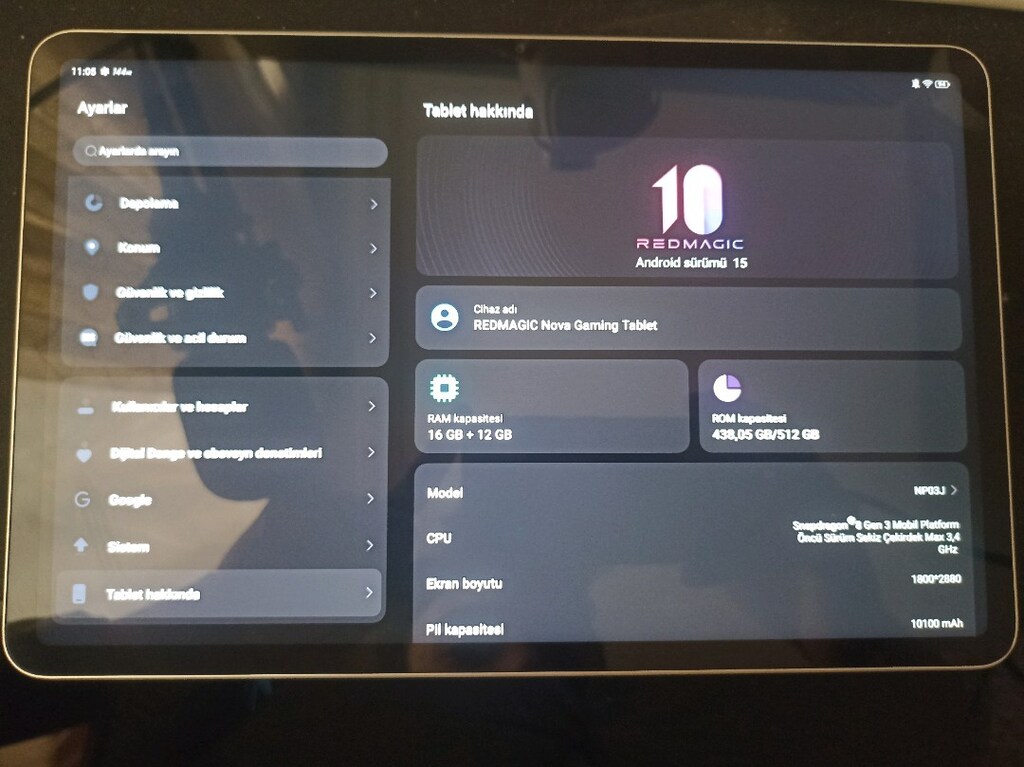 Redmagic nova tablet - 2
