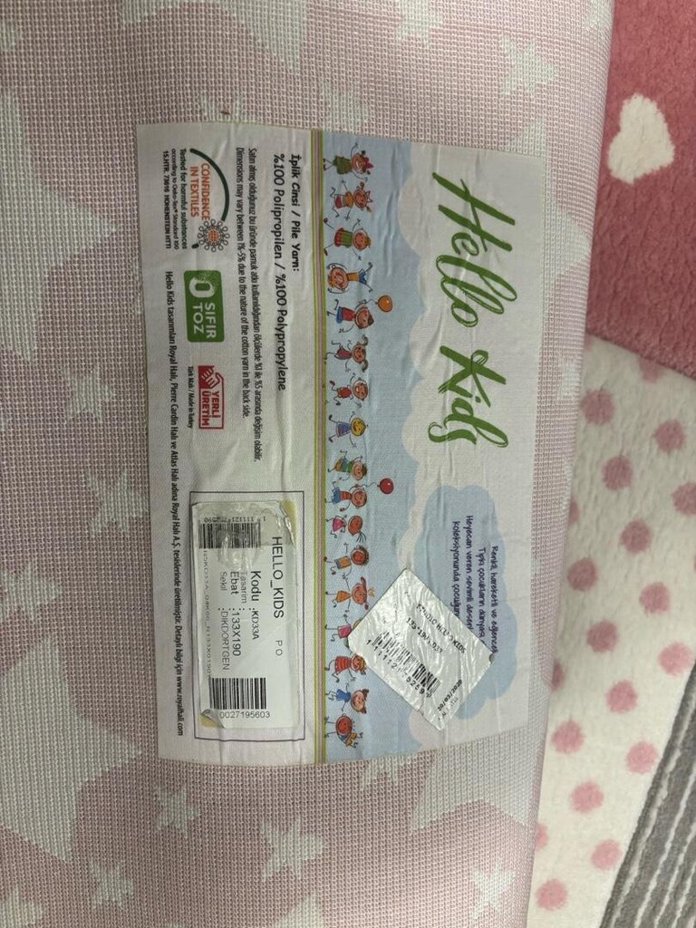 yepyeni kız çocuk halı - 4