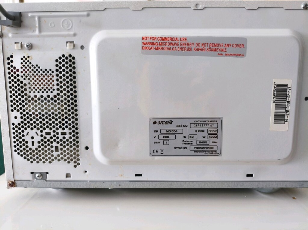 Arçelik mikro dalga fırın - 4