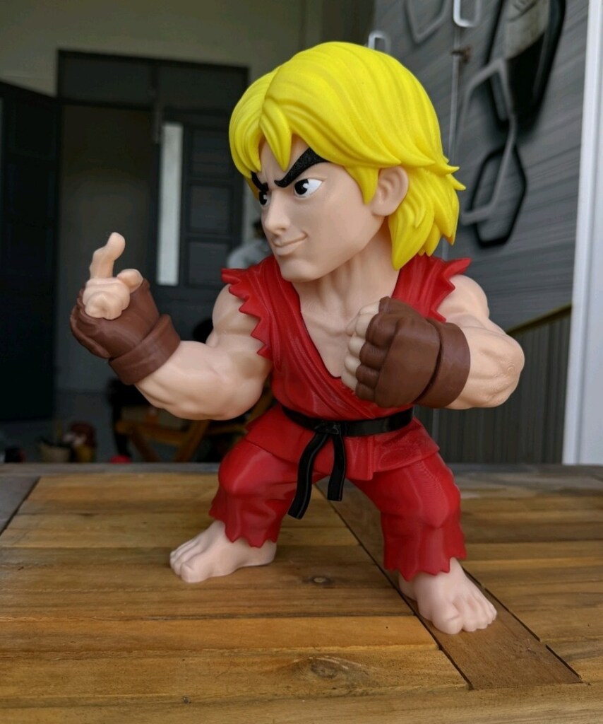 KEN Masters Figürü - Street Fighter Serisi | Premium Koleksiyonluk - 4