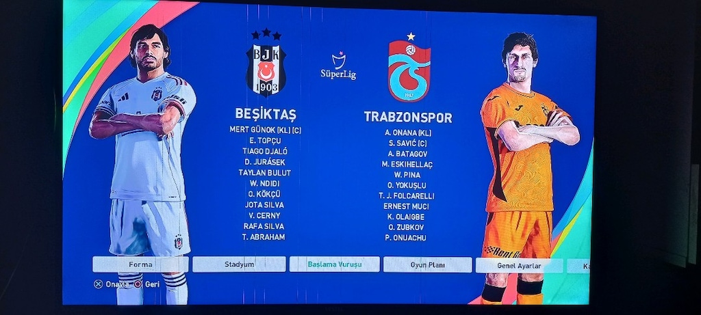 PS4 VE PS5 UYUMLU PES21 GUNCEL KADRO 2025 2026 SEZON FUL TUM TAKİMLAR. - 3