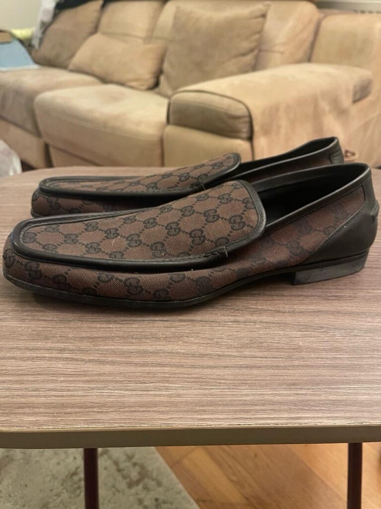 GUCCİ Canvas Loafer Casual Shoes for Men - 2