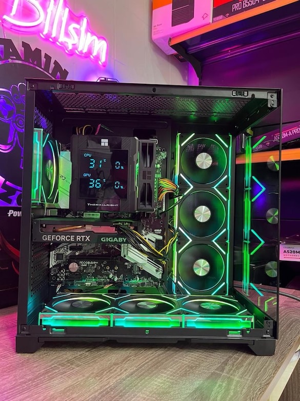 RYZEN 7 5700X // RTX 4060 // PREMİUM ULTRA GAMİNG AKVARYUM KASA - 2