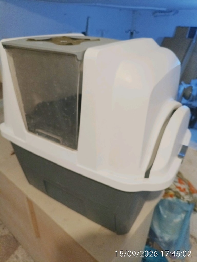 Yarı otomatik kedi tuvaleti-(mekanik kollu) Sincan içi teslim - 9