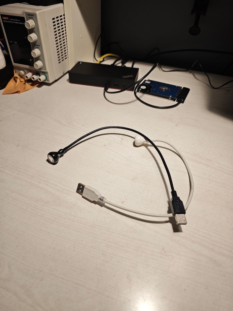 ıkea jansjö Usb Led lamba 2 adet siyah ve beyaz - 2