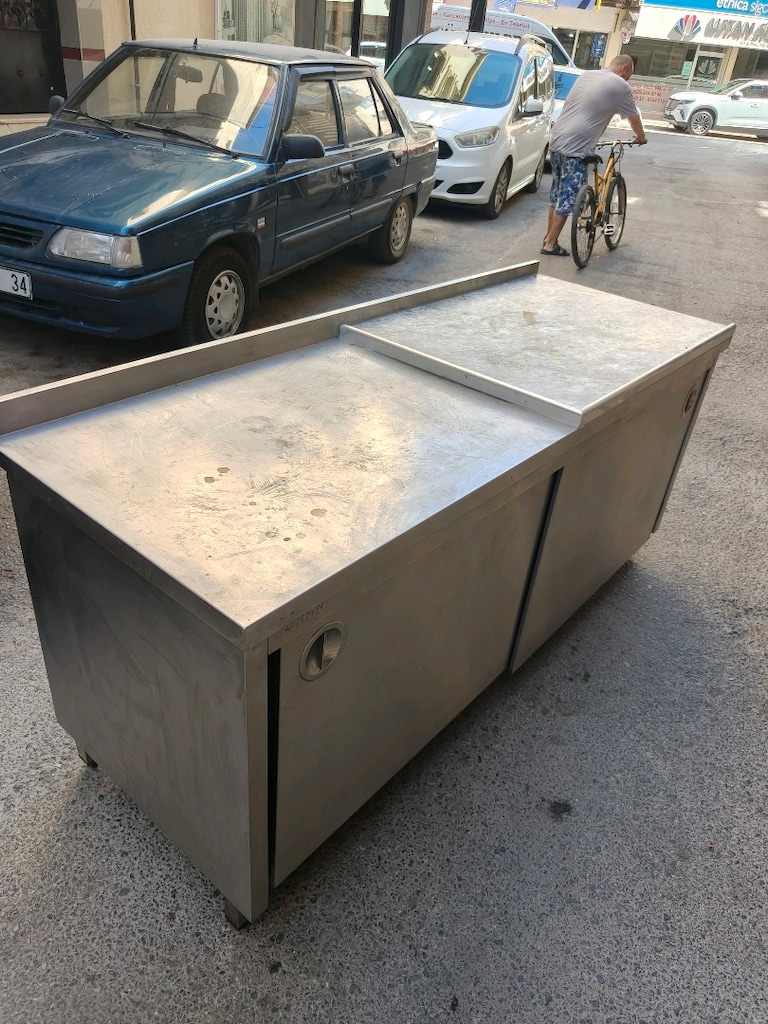 krom kapaklı çalışma tezgahı - 14