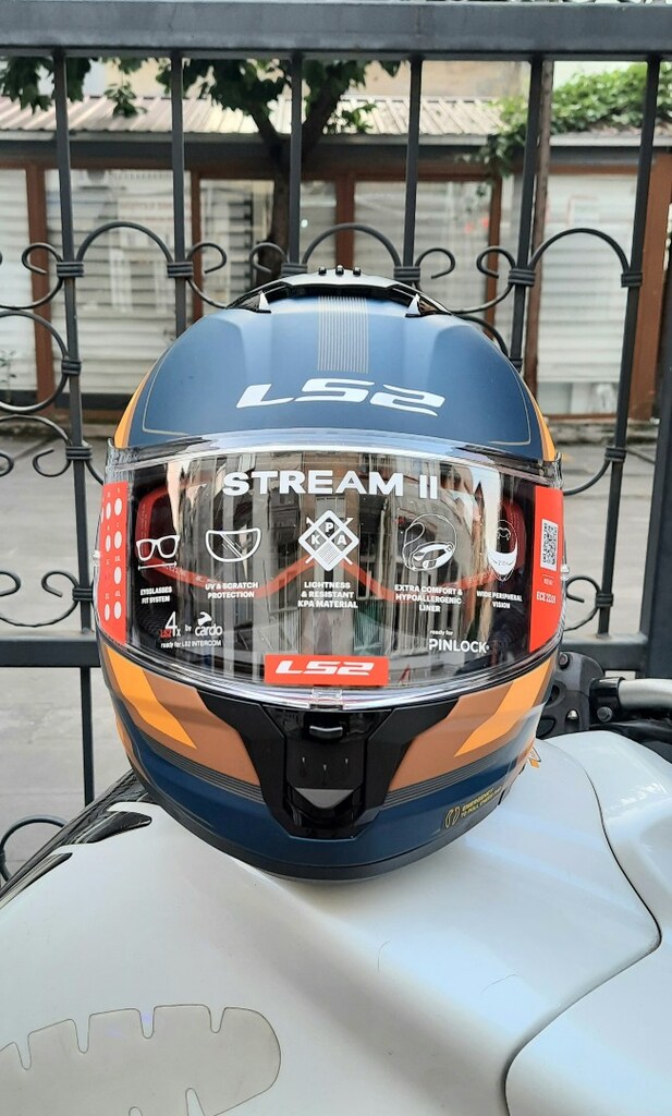 LS2 STREAM 2 GÖZLÜKLÜ FUL MOTOR KASK =XL= - 4