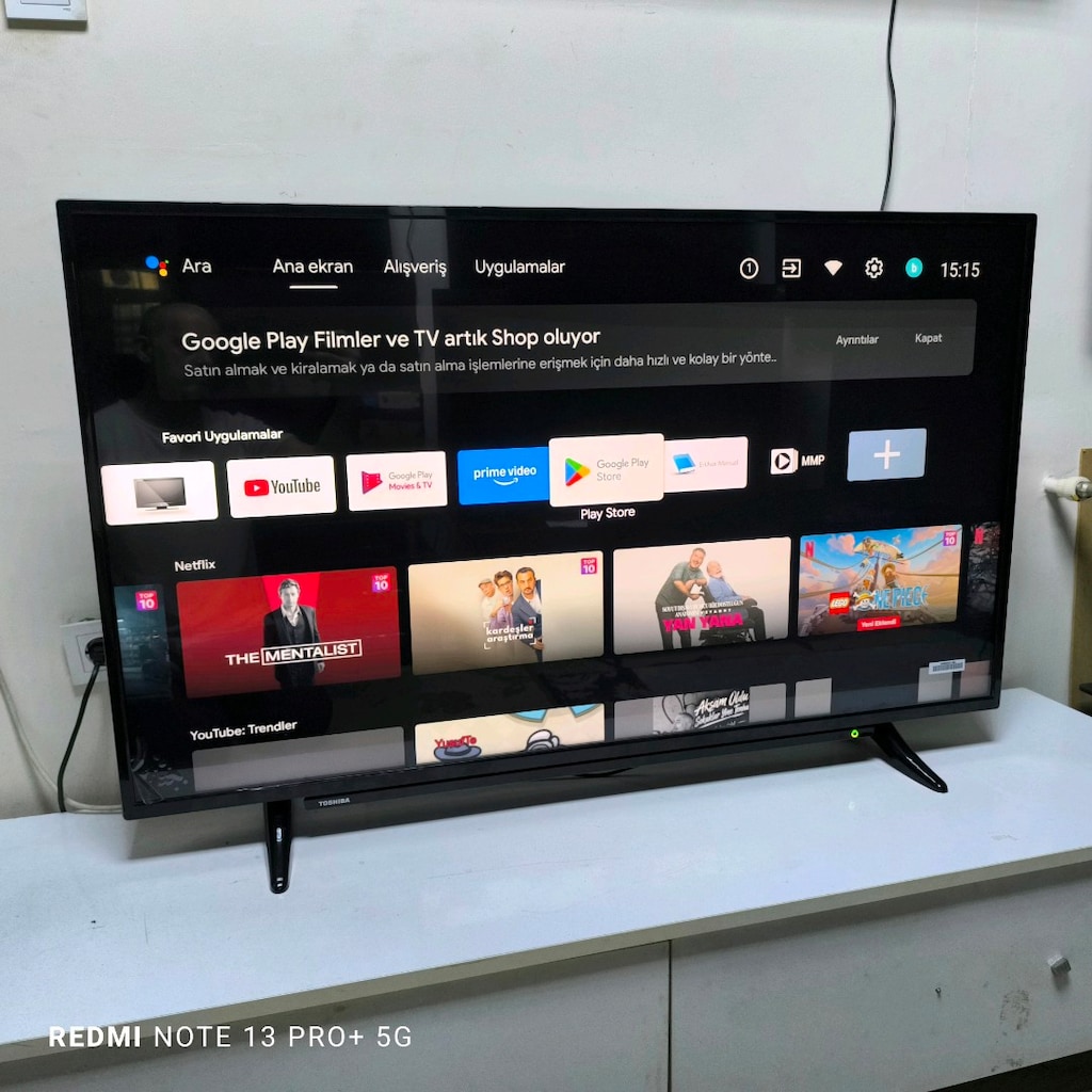 Toshiba 127 Ekran 4K Android jelatini üstünde Tertemiz Televizyon - 17
