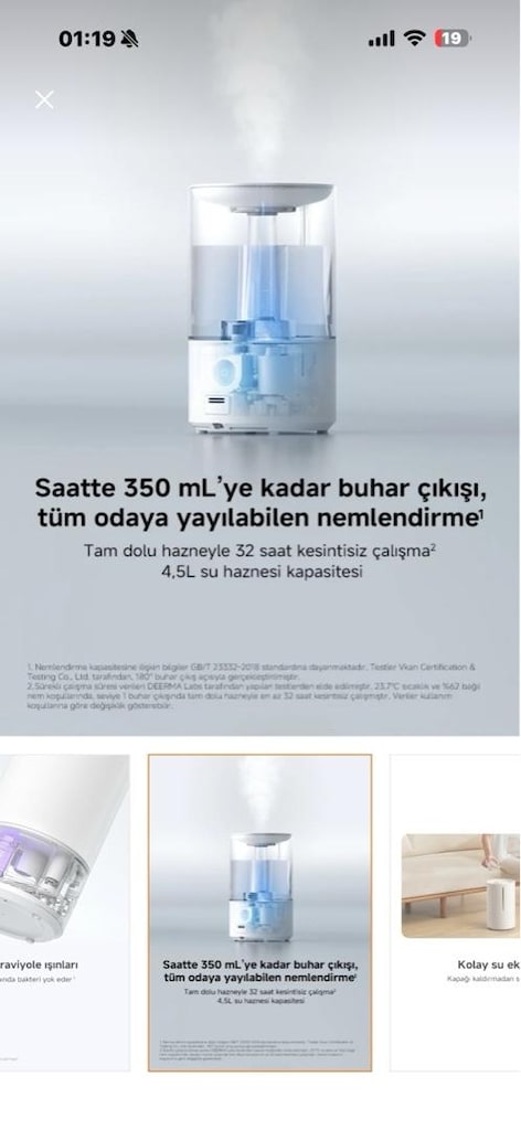 XIAOMI HAVA NEMLENDİRİCİ - 3