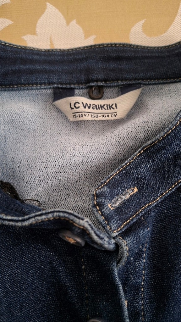 LCW Lacivert kot gömlek ceket - 4