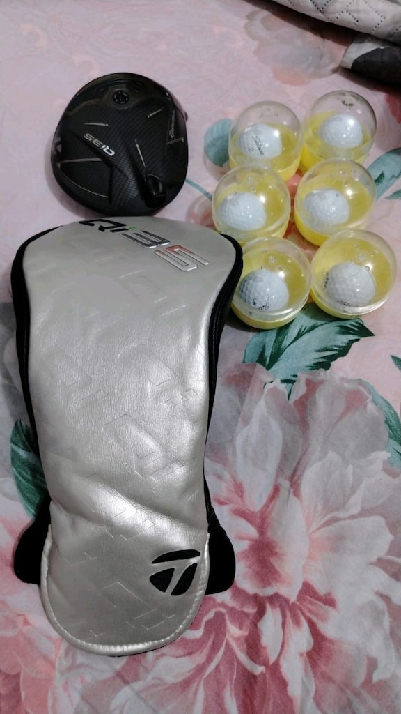 Az kullanılmış Golf soba kafası, drive, TaylorMade + top