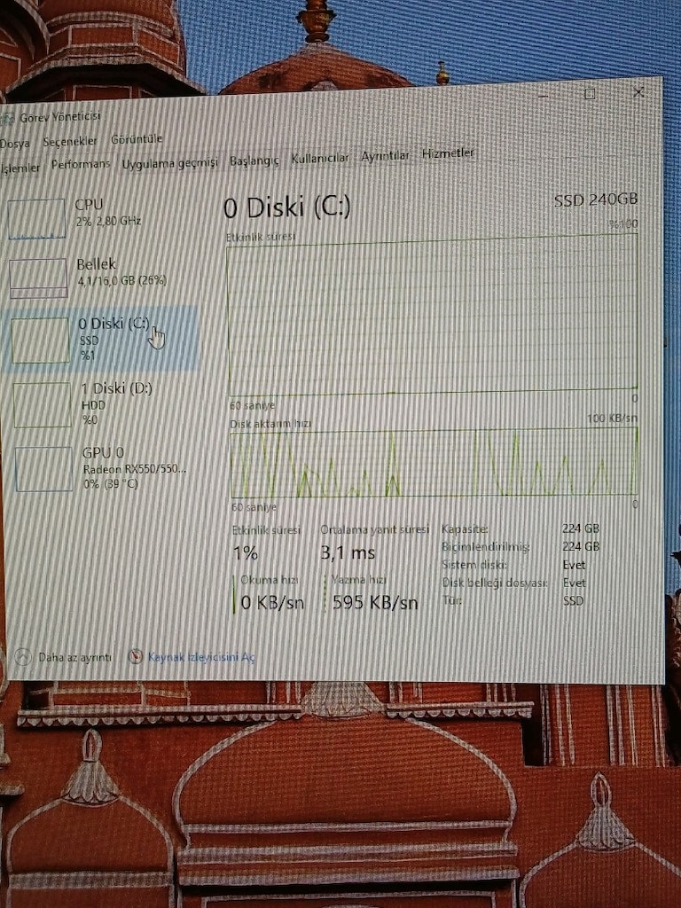 izoly takım Temiz kullanılmış i5 4gb ekran 16 ram - 9