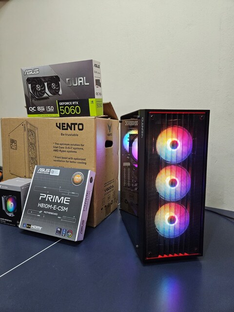 RTX 5060 INTEL ULTRA 225F 24GB DDR5 RAM TERTEMİZ GARANTİLİ SİSTEM
