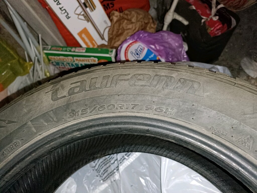 215 60 R17 96H 4 adet temiz az kullanılmış kışlık lastik - 8