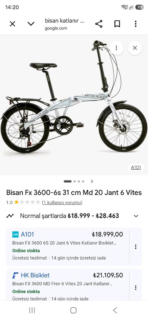 Bisan Fx 3600 8 vites - 2
