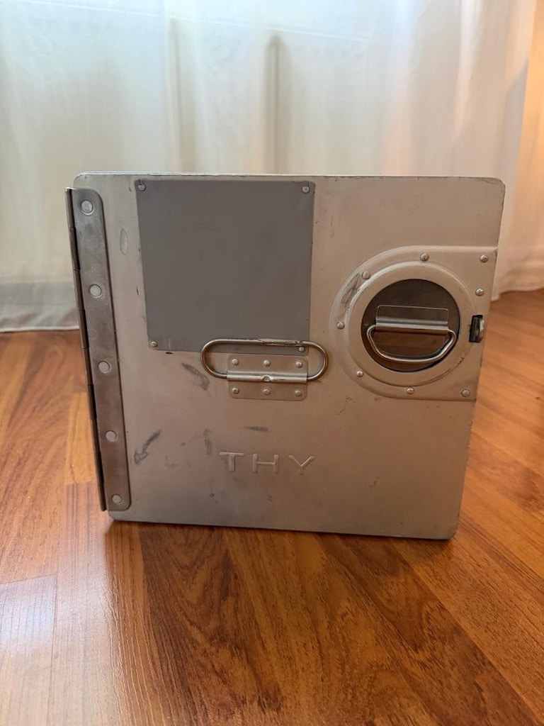 THY Uçak İçi Metal Servis Kutusu Çekmece – Galley Box - 2