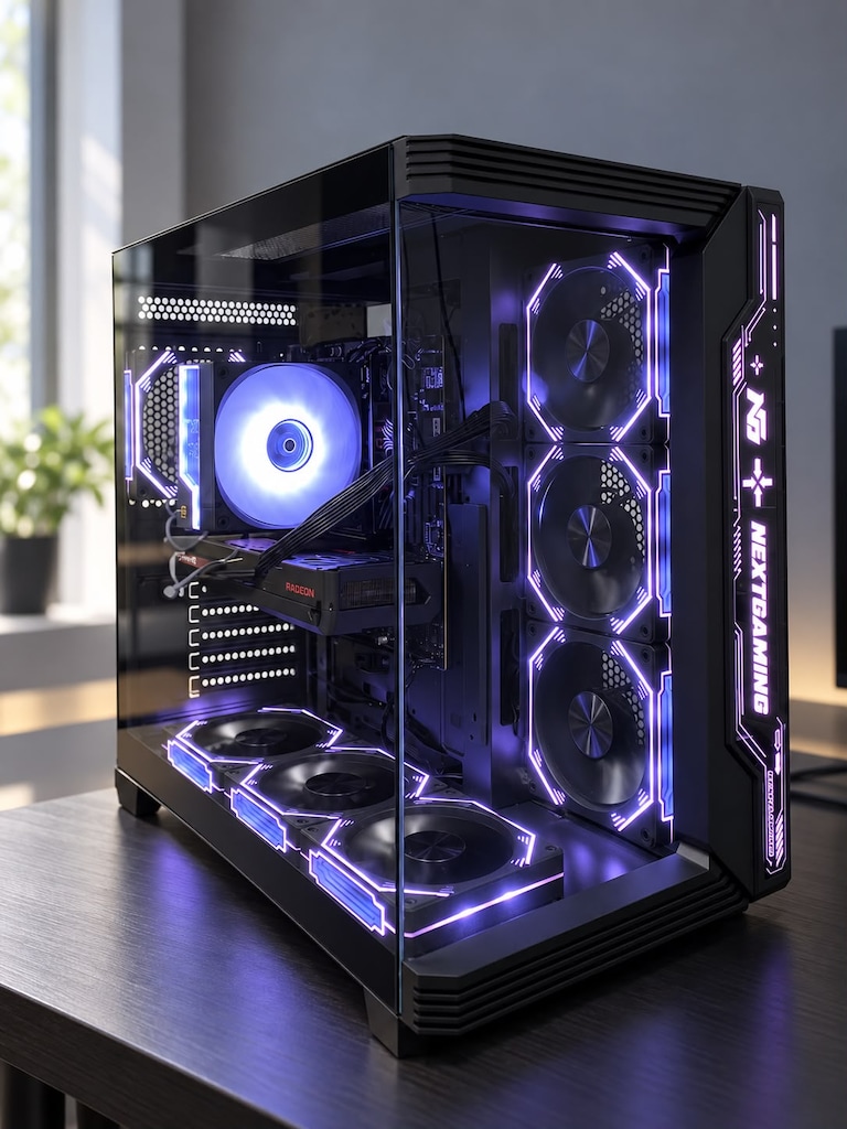 SIFIR ULTRA 5 245KF - RX 7600 8 GB GAMİNG AKVARYUM KASA - 5