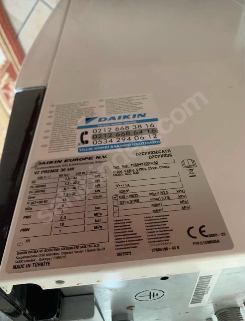 Daikin VZ Premix 36 kW tam yoğuşmalı kombi - 4