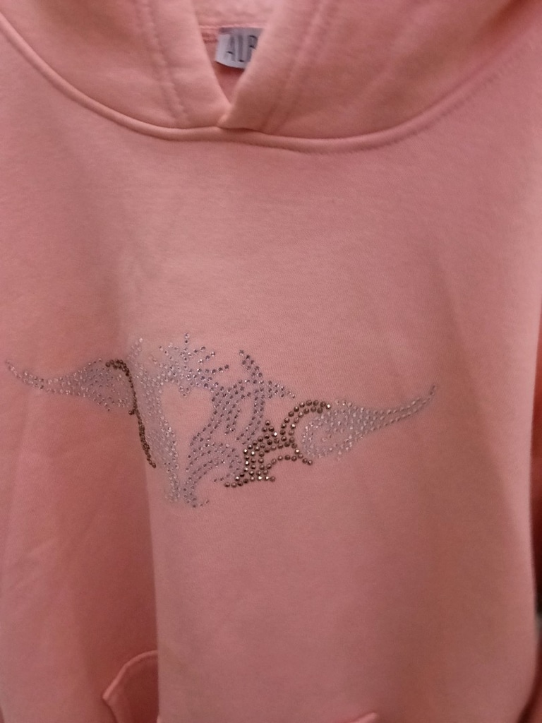 pembe başlıklı kapsonlu sweatshirt - 3