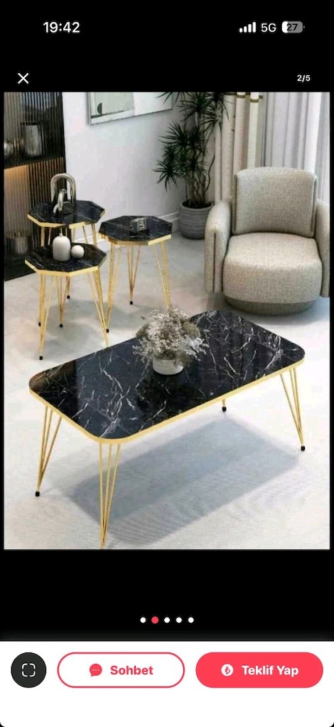zigon sehpa takımı - 2