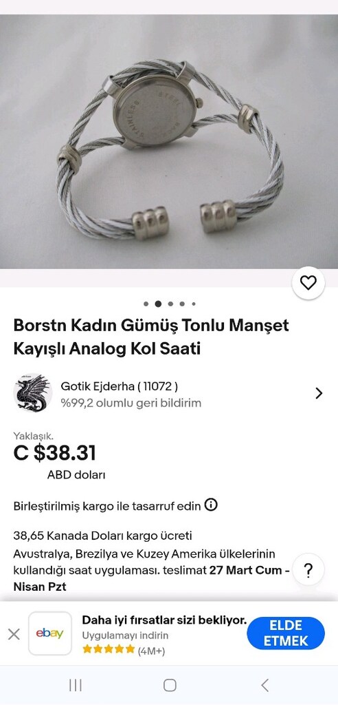 vintage kol saati - 6