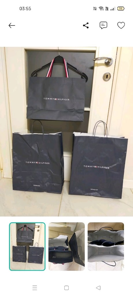 Tommy Hilfiger alışveriş çantası