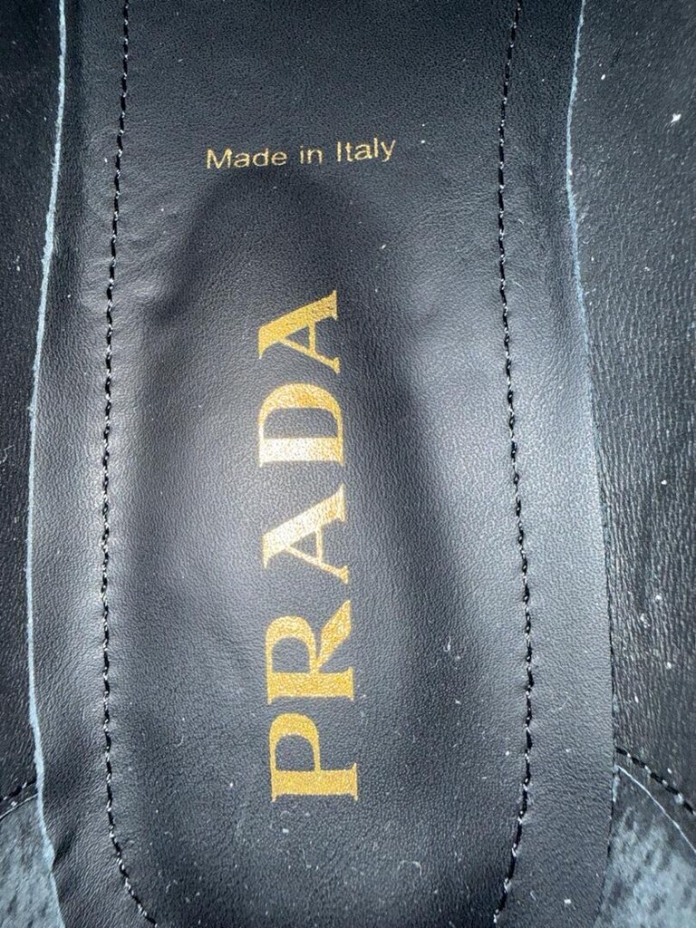 Prada Trianga Siyah Deri Loafer Ayakkabı - 8
