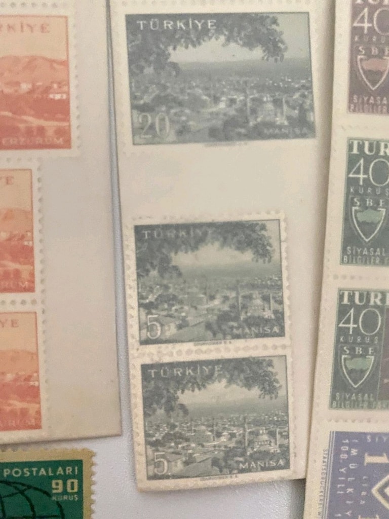 Mükemmel bir şekilde korunmuş Yıpranmış Pul Koleksiyonu - 8