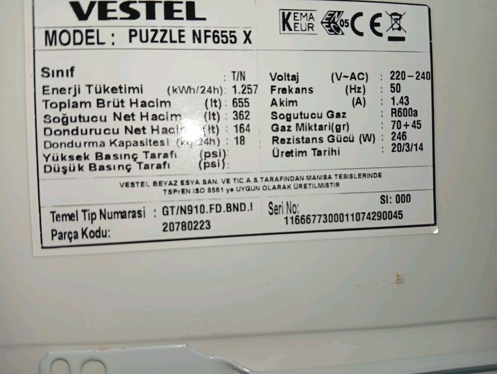 VESTEL YENİ NESİL BUZDOLABİ - 5