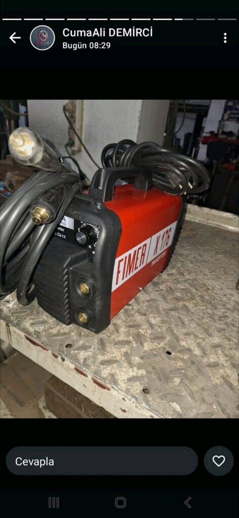 kaynak makinesi fimer sıfır 176 amper - 5