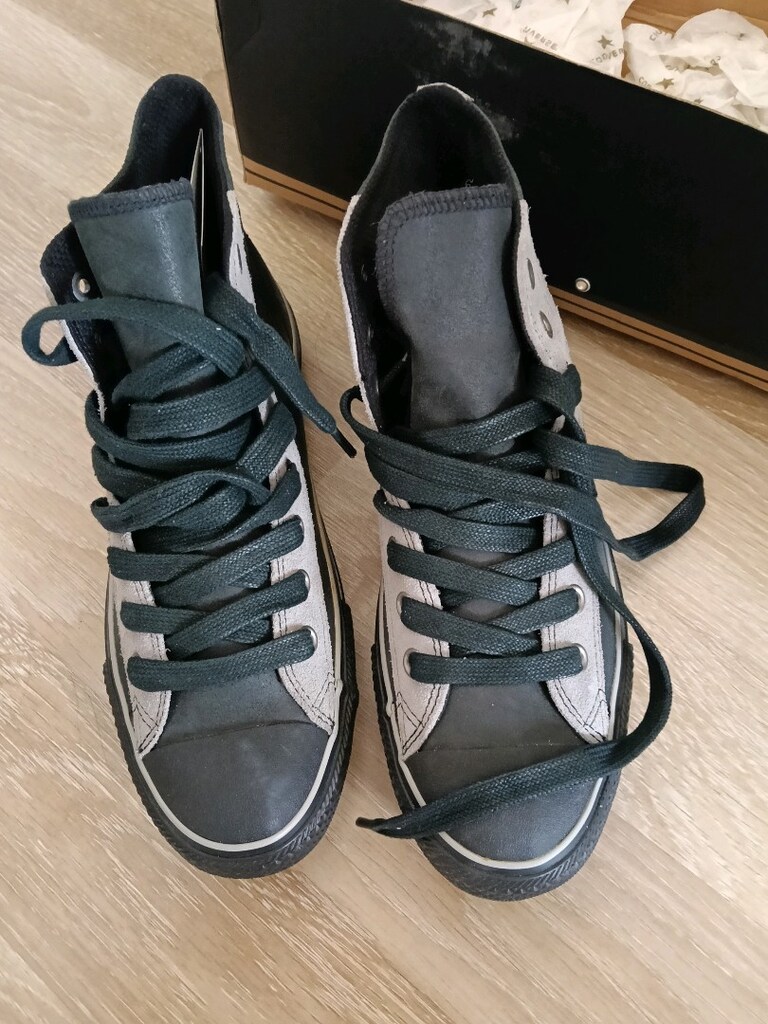 Orijinal Converse All Star Deri Bot / Sneaker - 42 Numara (Temiz)