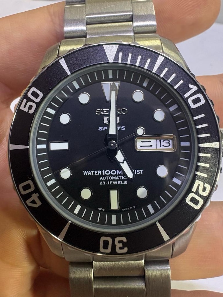 Seiko 5 Sports 7S36B Otomatik 23 Taş 100M 42mm Erkek Saati - 8