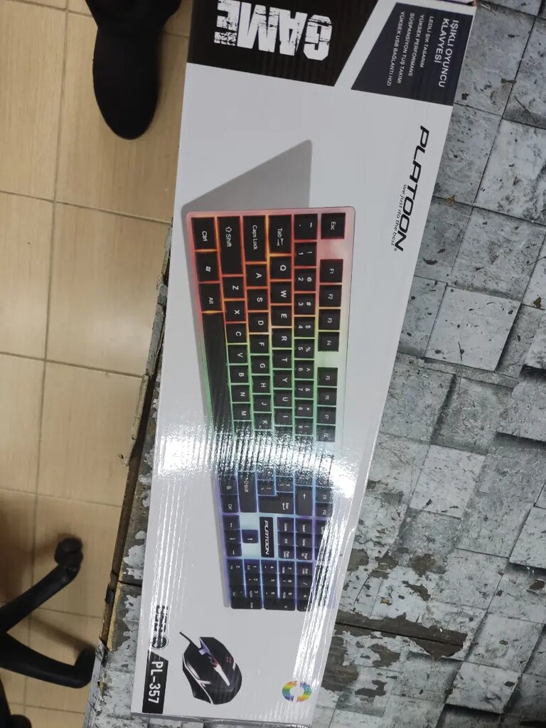Gaming ışıklı klavye mouse setler - 2