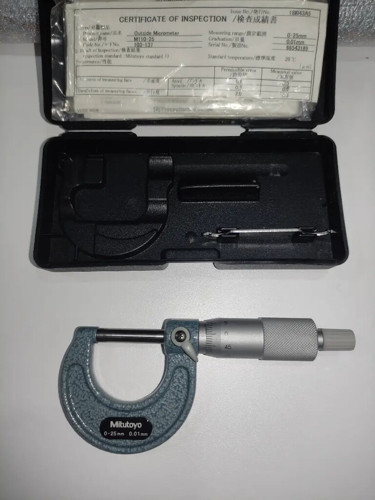 Mitutoyo mekanik mikro metre - 3