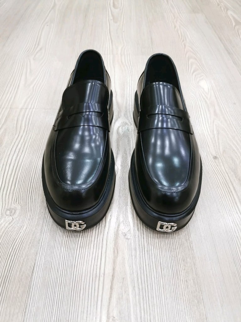 Dolce Gabbana Hakiki Deri Kalın Tabanlı Loafer Ayakkabı - 2