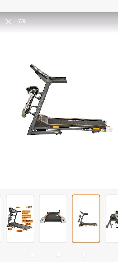 Altis SD5000 M 2.5 HP modelmasajlı manuel eğimli koşu bandıSıfırayakin - 8
