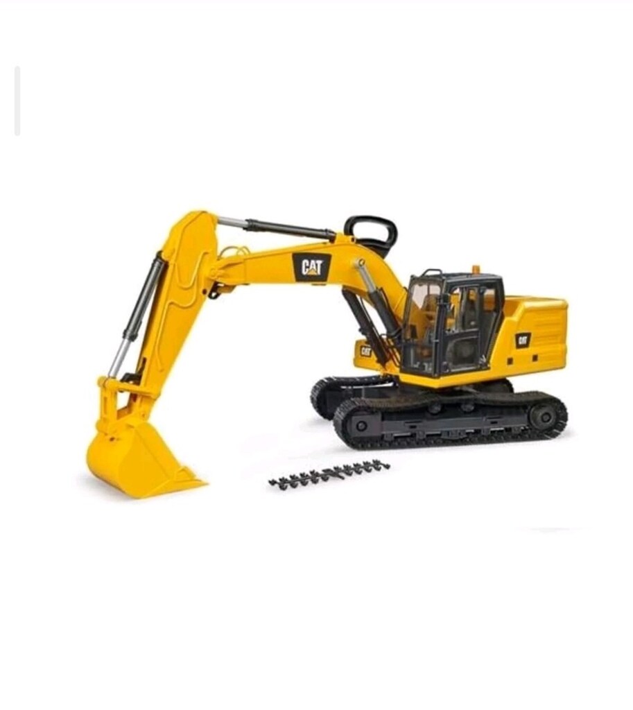 Bruder Caterpillar Paletli Ekskavatör Oyuncak - 6
