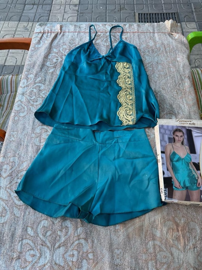 SIFIR MİDYUM SATEN GECELİK SON FİYAT. - 5