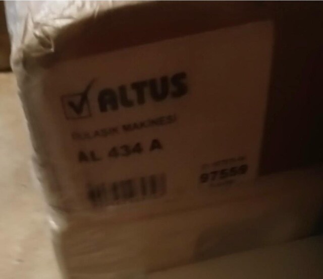 Sıfır paketli altus AL 434 A 4 programlı bulaşık makinesi