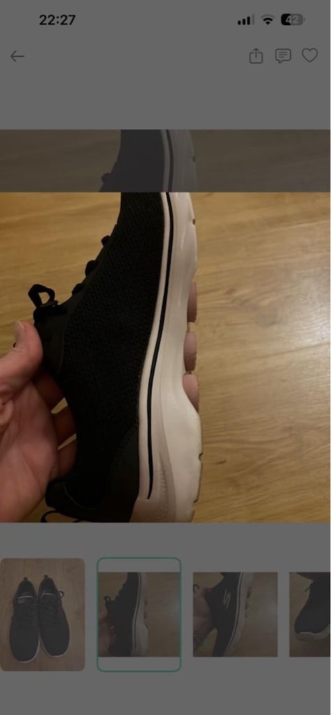 Skechers Siyah Spor Ayakkabı - 5