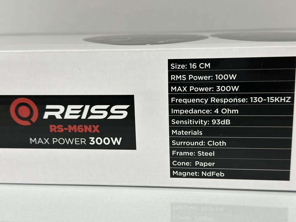 Rs-M6nx 16 cm Neodyum Özel Mıknatıs Oto Midrange Hoparlör - 9