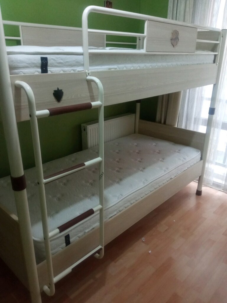 Çilek Royal genç odası (gardrop+ranza+kitaplık +sifonyer) acil. - 3
