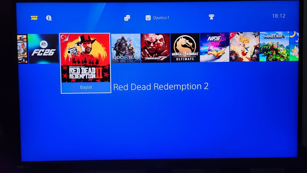 PS4 Slim 1 TB, FC27 + 16 Oyunlu, Çift Orijinal Kollu, Tertemiz - 11