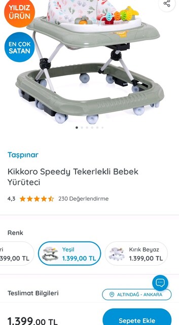 Tertemiz yürüteç