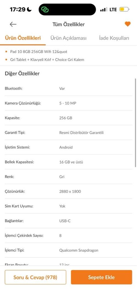 sıfır ayarında 2 aylık tablet - 2