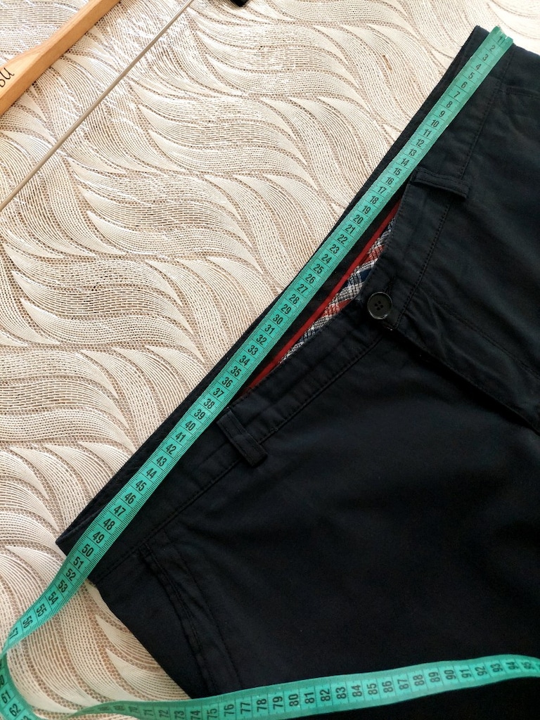 Erkek Fermuar Cepli koyu lacivert pantolon 54 beden - 13