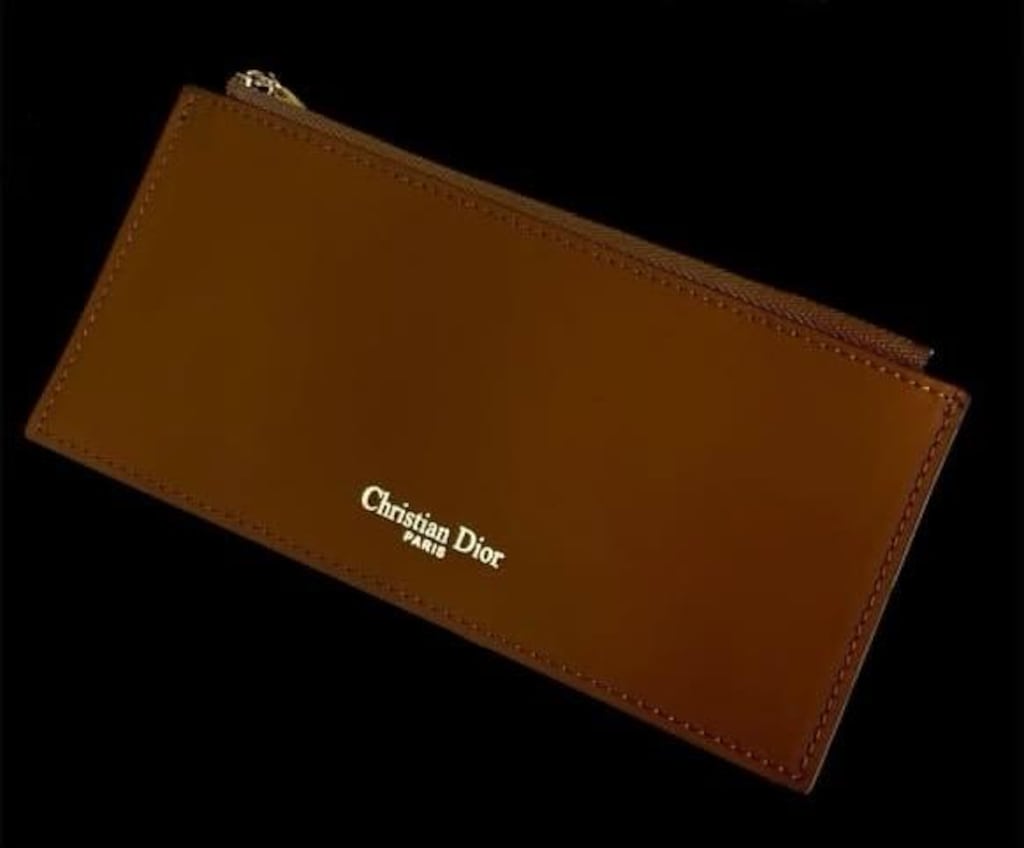 Dior Taba Deri Zincirli Omuz Çantası - 6