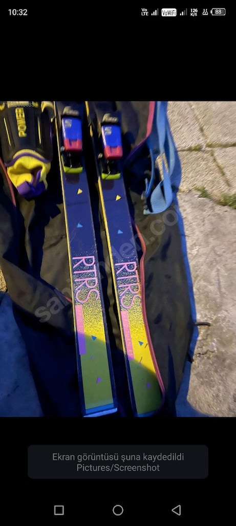 Olin 190 cm Kayak Takımı + Salomon Bağlama + Level Eldiven ve Çanta Se - 2
