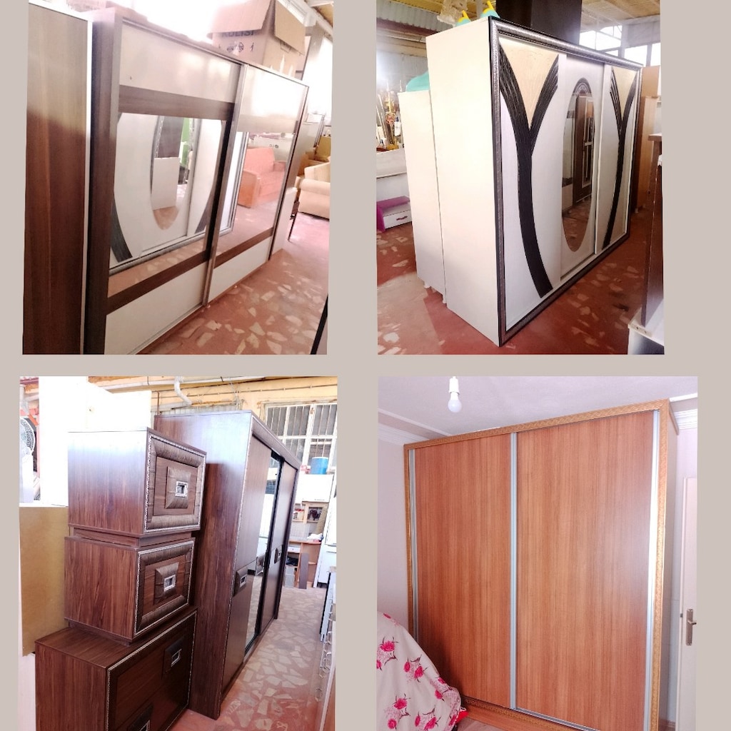 Komple Yenilenmiş Uygun Fiyatlı Kıyafet Dolapları/ Gardıroplar - 3