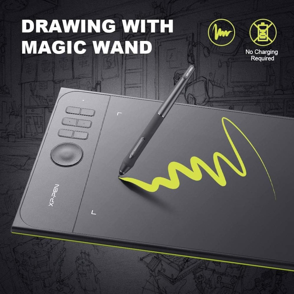 XP Pen Star 06C Drawing Tablet Büyük Çizim Tableti - 3